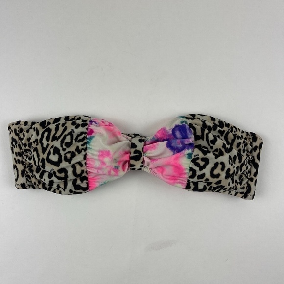 Victorias Secret Pink Bikini Top Leopard Sm Pet - Picture 2 of 6